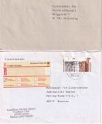 Bayern/DR/All.Bes./BRD - Cham 18 Belege ex 1919/1997