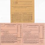 Bayern/BRD - Luhe Markt + Luhe-Wildenau 3 Paketkarten ex 1917/1963