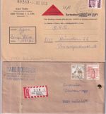Bayern/DR/All.Bes./BRD - Weiden Opf. 27 Belege ex 1871/1997