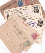 Bayern/DR - Nabburg 6 Belege ex 1878/1936 darunter Landpost etc.