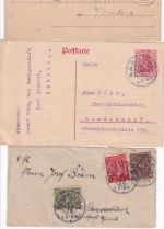 Bayern/DR - Nabburg 6 Belege ex 1878/1936 darunter Landpost etc.