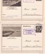Bayern/DR - Nabburg 6 Belege ex 1878/1936 darunter Landpost etc.