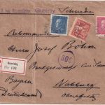 Bayern/DR - Nabburg 6 Belege ex 1878/1936 darunter Landpost etc.
