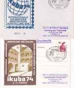 BRD - Kulmbach 7 versch. Privatganzsachen m. SST ex 1959/1980