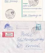 Bayern/DR/BRD - Kronach 23 Belege/1 Notgeldschein ex 1919/1992