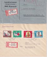 Bayern/DR/BRD - Kronach 23 Belege/1 Notgeldschein ex 1919/1992