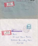 BRD - Pressig , Kr.Kronach 2x Einschreiben 1x Drucksache ex1964/1982