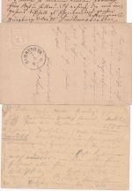 Bayern - Würzburg Bahnhof 3 versch. K1 2x2 Kr./1x5 Pfg. Ganzsachenkarte 1875/82