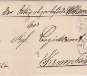 Bayern - Ellzee 14. OCT. 04 Dienstbrief (Ortspolizei Wattenweiler) n. Krumbach