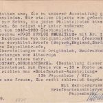 Bizone - Pappenheim 1949 illustrierte Karte n. München