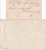 Bayern/DR - Sollnhofen Ganzsachenkarte 1886 + Brief 1923