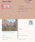 Bayern/DR/BRD - Wassertrüdingen 6 Belege ex 1884/1981