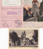 Bayern/DR/BRD - Rothenburg o/T. 9 Belege ex 1910/1977