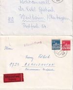 Bayern/DR/All.Bes./BRD - Ansbach 18 Belege ex 1907/1991
