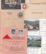 Bayern/DR/BRD - Bad Brückenau 7 Belege ex ca. 1880/1982