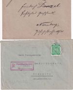 Bayern/DR/All.Bes./BRD - Markt Heidenfeld 10 Belege ex 1882/1986