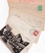 Bayern/DR/All.Bes./BRD - Miltenberg 5 Belege ex 1900/1949