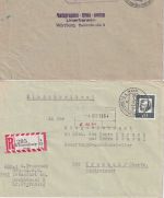 All.Bes./BRD - Klingenberg (Main) 5 Belege ex 1946/1978