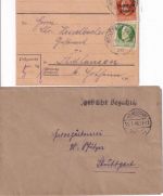Bayern/All.Bes./BRD - Neustadt a/Saale 11 Belege ex 1920/1982