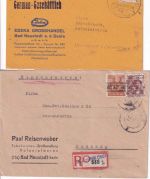 Bayern/All.Bes./BRD - Neustadt a/Saale 11 Belege ex 1920/1982