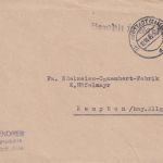 All.Bes. - Neustadt (Saale) 10.11.45 L1 Gebühr bezahlt Brief n. Kempten