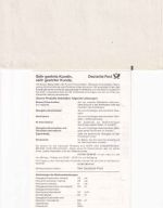 BRD - Bad Kissingen 10.9.99 Einschreiben-Postsache (Ortsbrief)