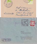 Bayern/DR/BRD - Schweinfurt 17 Belege ex 1874/1977