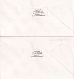 BRD - Bayreuth 500 J. Post SST Luftpostbrief n. KUWAIT + i.d. IRAK 1990