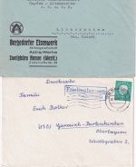NDP/DR/BRD - Hamm ex 1868/1990 5 Belege/1 Ansichtskarte