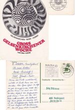 NDP/DR/All.Bes./BRD - Gelsenkirchen ex 1868/1987 27 Belege/Ganzsachen