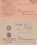 NDP/DR/All.Bes./BRD - Gelsenkirchen ex 1868/1987 27 Belege/Ganzsachen