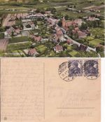 DR/BRD - Alfhausen Fernkarte 1920 + farb. Ansichtskarte ca. 1960