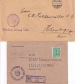 DR/All.Bes./BRD - Marburg a/L ex 1877/1997 12 Belege (Stempel, Privat-GA etc.)