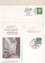 DR/All.Bes./BRD - Marburg a/L ex 1877/1997 12 Belege (Stempel, Privat-GA etc.)