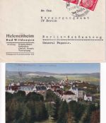 DR/Bizone/BRD/Österreich - Bad Wildungen ex 1925/1988 7 Belege