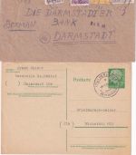 AM-Post/BRD - Beverungen 1946/1968 4 Belege