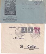 AM-Post/BRD - Beverungen 1946/1968 4 Belege