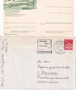 DR/All.Bes./BRD - Göttingen 1899/1991 14 Belege/Ganzsachen/Ansichtskarten