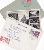 DR/BRD - Königslutter 1937/1979 2 Belege/1 Ansichtskarte
