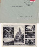 DR/BRD - Königslutter 1937/1979 2 Belege/1 Ansichtskarte