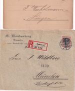 DR/All.Bes./BRD - Hameln ex 1907/1978 11 Belege + 2 Notgeldscheine