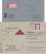DR/All.Bes./BRD - Hameln ex 1907/1978 11 Belege + 2 Notgeldscheine