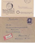 Preussen/DR/All.Bes./BRD - Hildesheim ca. 1835/1976 14 Belege