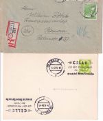 DR/All.Bes./BRD - Celle ex 1891/1991 1943/1961 16 Belege