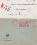 DR/All.Bes./BRD - Celle ex 1891/1991 1943/1961 16 Belege