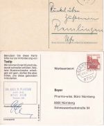 DR/BRD - Gelchsheim 1x Ganzsache 1935, 1x Werbekarte (Pharma) 1967