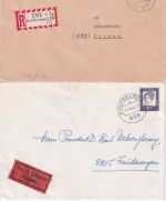 Bayern/DR/All.Bes./BRD - Kaufbeuren ex 1885/1997 interessantes Lot/31 Belege