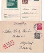 Bayern/DR/All.Bes./BRD - Kaufbeuren ex 1885/1997 interessantes Lot/31 Belege