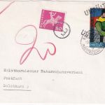 Schweiz - Pro Juventute 1962 Fälschung z. Schaden d. Post Brief Solothurn