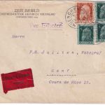 Bayern - 30+3x5 Pfg. Luitpold Eilbrief i.d. SCHWEIZ München 23 - Genf 1912